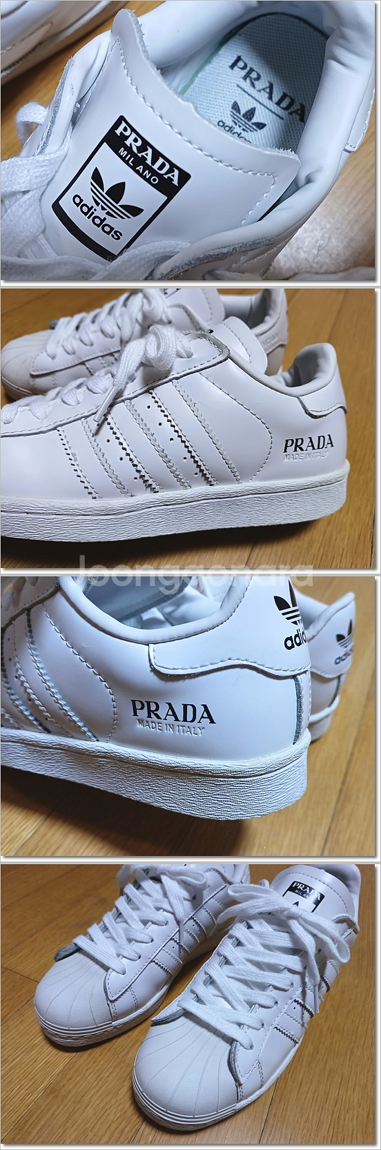 아디다스 프라다 슈퍼스타 235사이즈--2