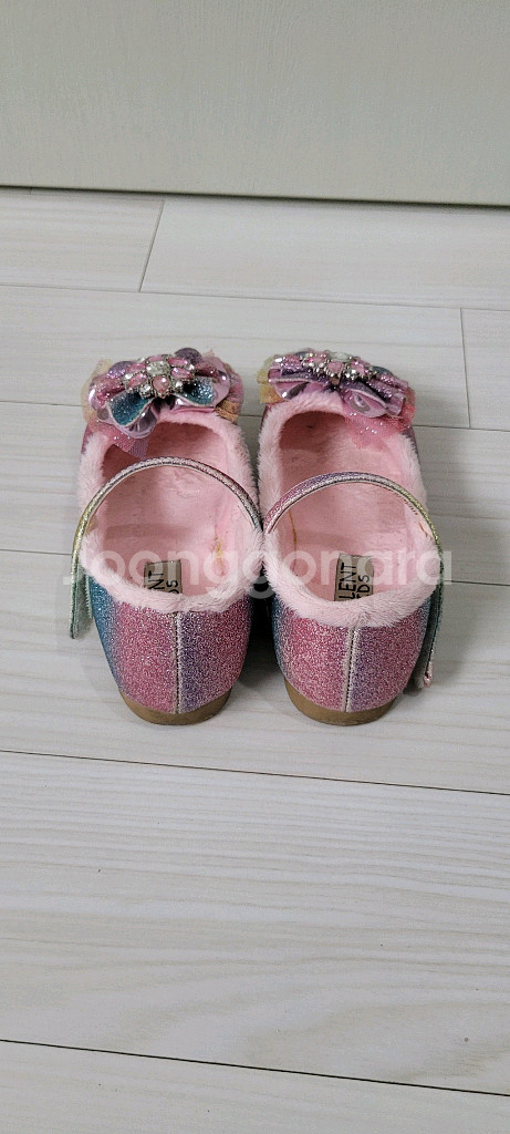 여아 털구두 180 공주구두 털구두 탈렌트키즈 유아털구두--3