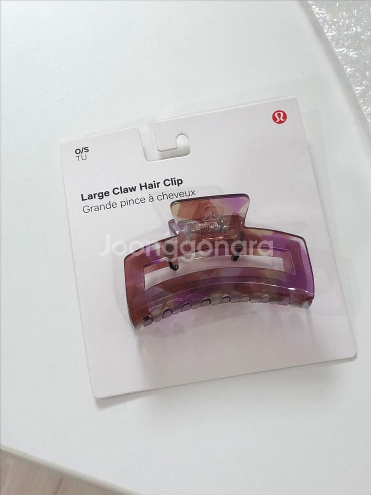 룰루레몬 라지 클로 헤어 클립--0