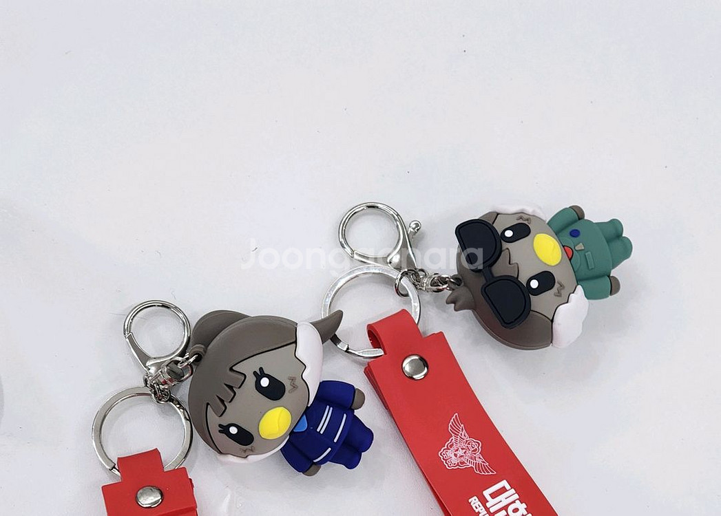 공군에어쇼 캐릭터 인형, 포인트 키캡 키링 (8종)--0