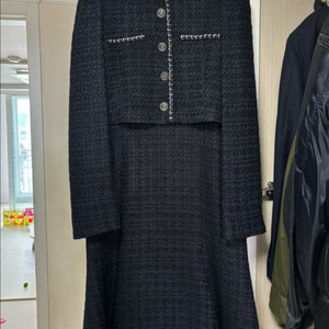 라인어디션 트위드 원피스 하객 경조사