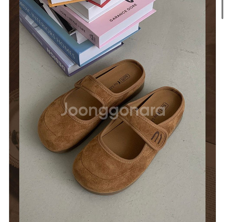 여성 스웨이드 메리제인 뮬 240 새상품--0