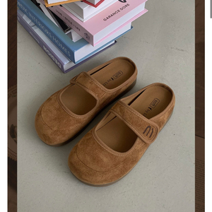 여성 스웨이드 메리제인 뮬 240 새상품