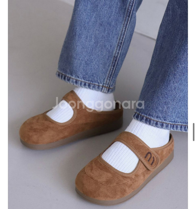 여성 스웨이드 메리제인 뮬 240 새상품--6