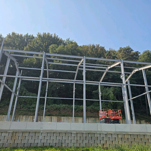 H빔 제작 설치중