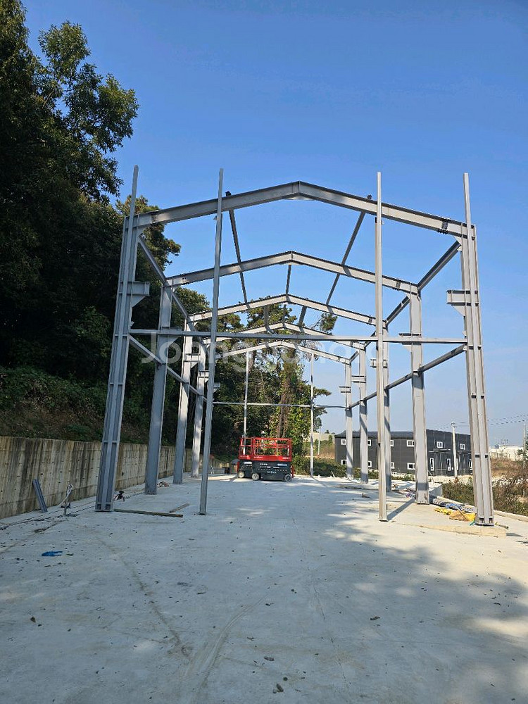 H빔 제작 설치중--2