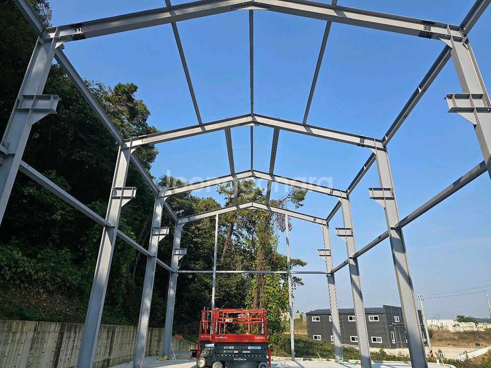 H빔 제작 설치중--1