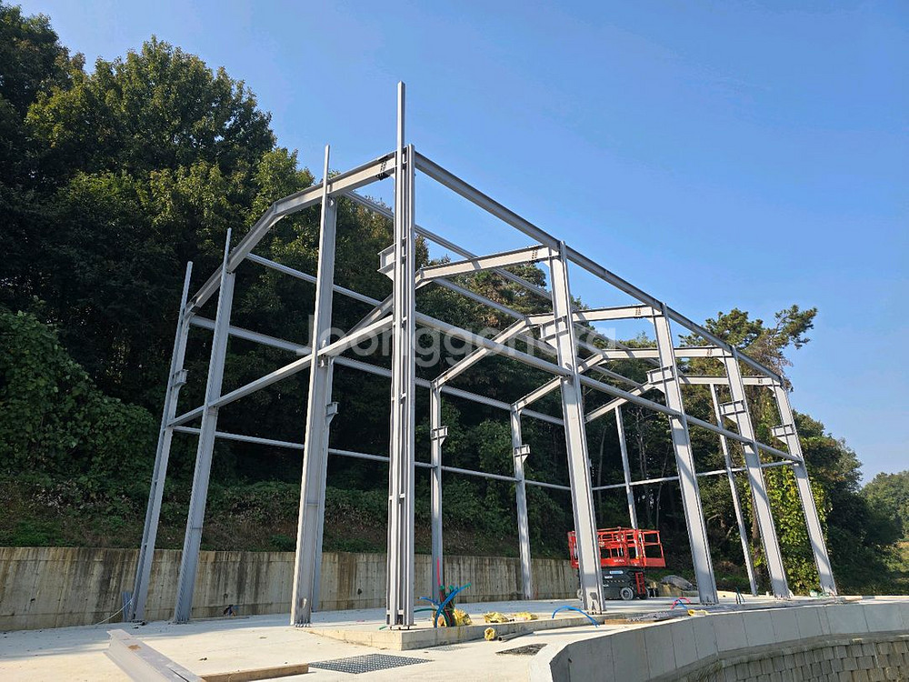 H빔 제작 설치중--3