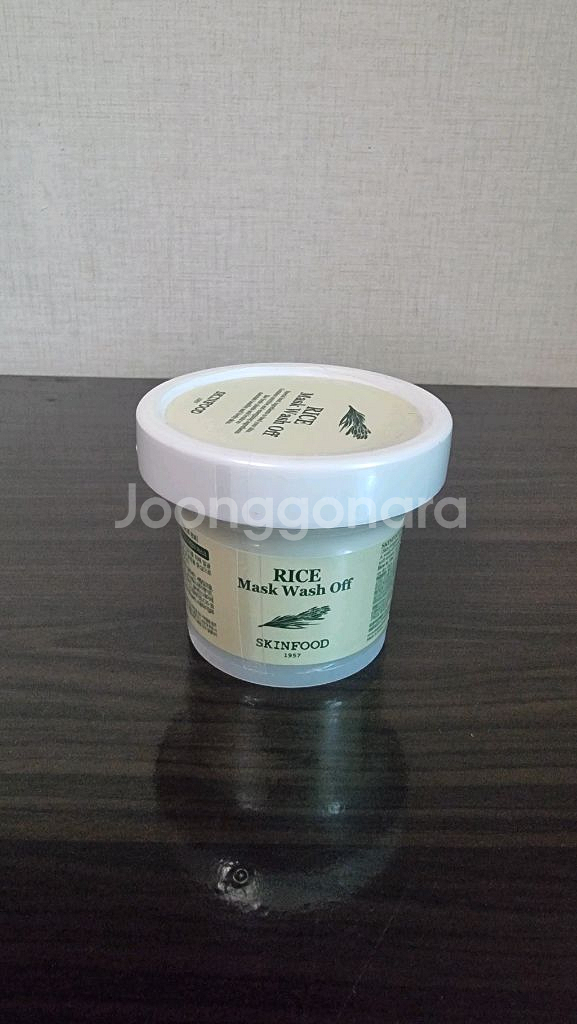 스킨푸드쌀 마스크팩 워시오프--0