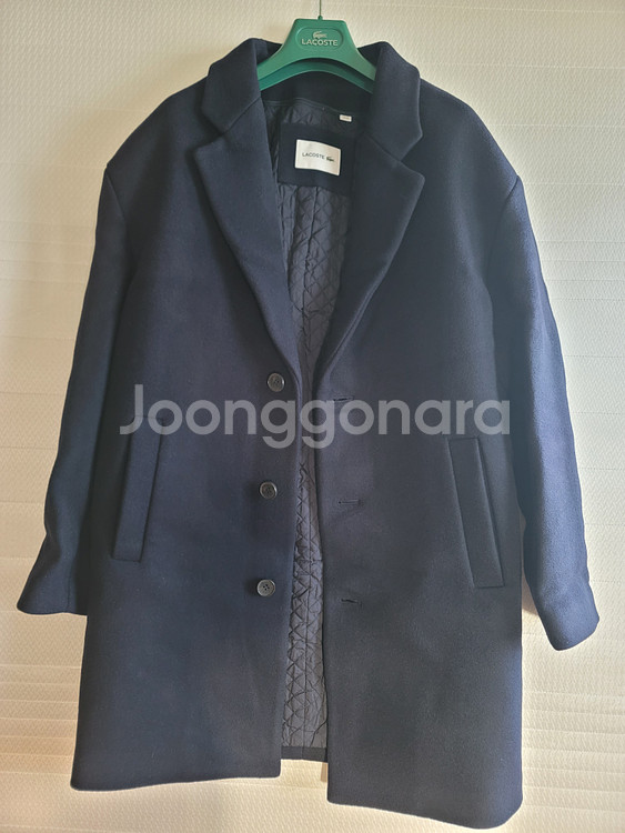 lacoste hood lining coat--8
