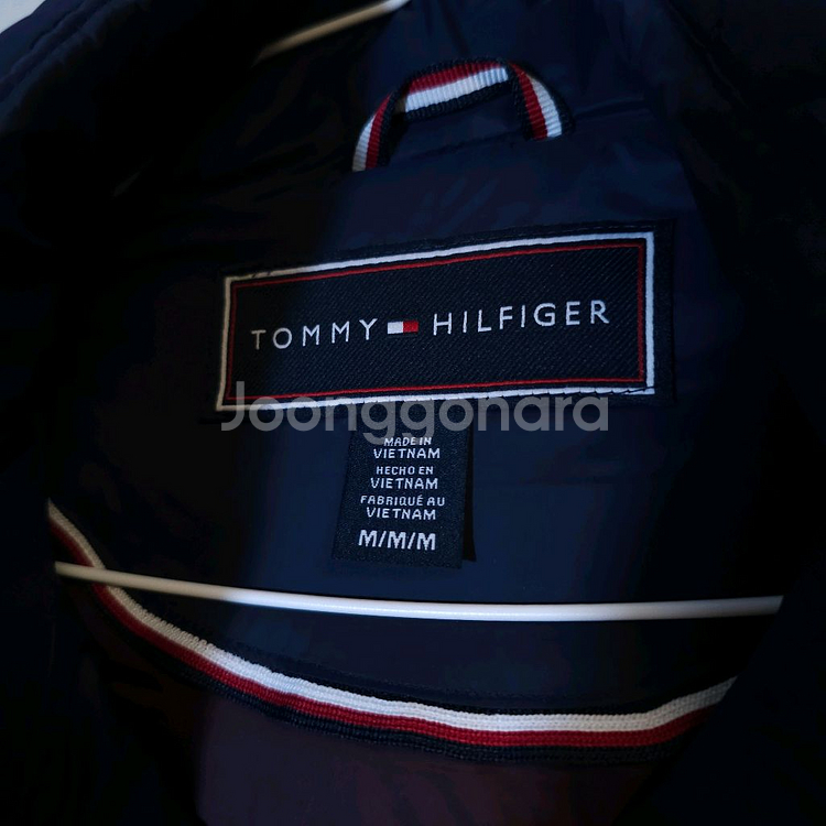 타미힐피거 퀄팅 패딩조끼 M--4