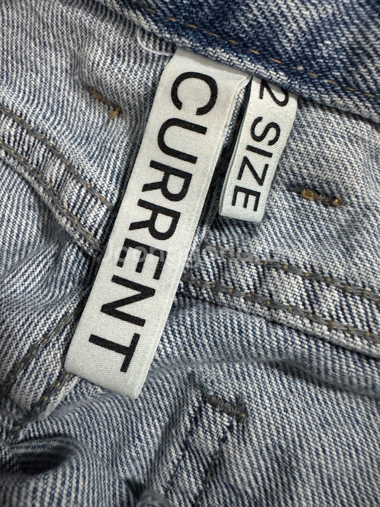 여성 커렌트 Current 빈티지 워싱 데님팬츠--2