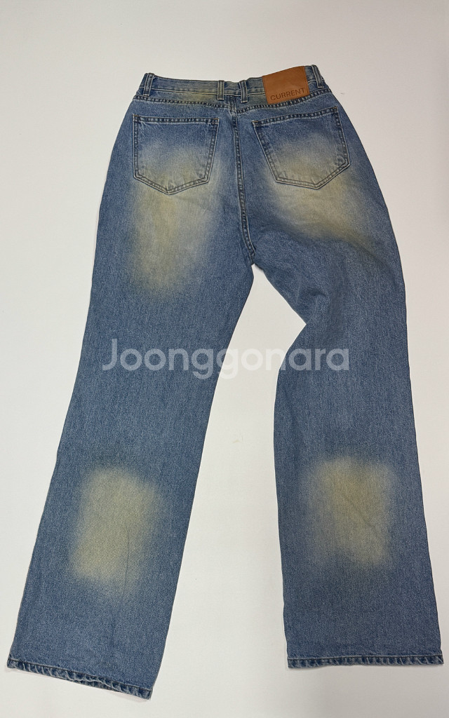 여성 커렌트 Current 빈티지 워싱 데님팬츠--1