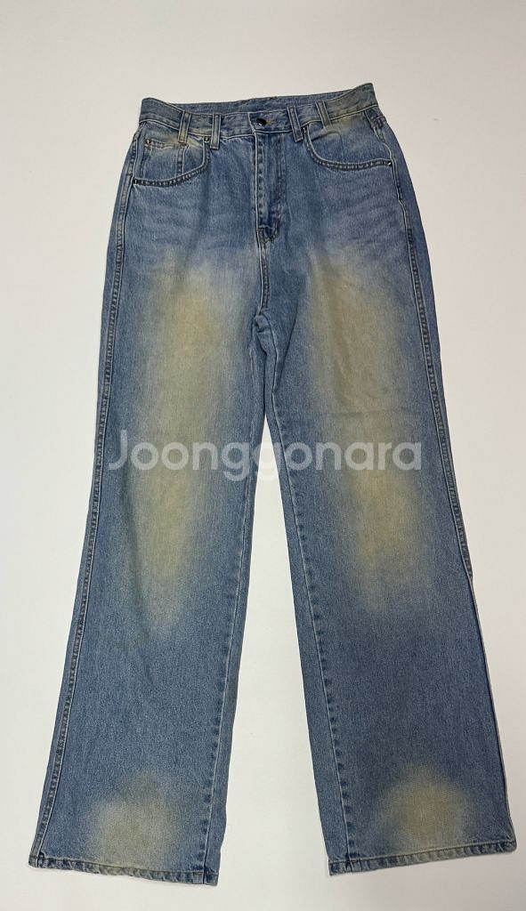 여성 커렌트 Current 빈티지 워싱 데님팬츠--0