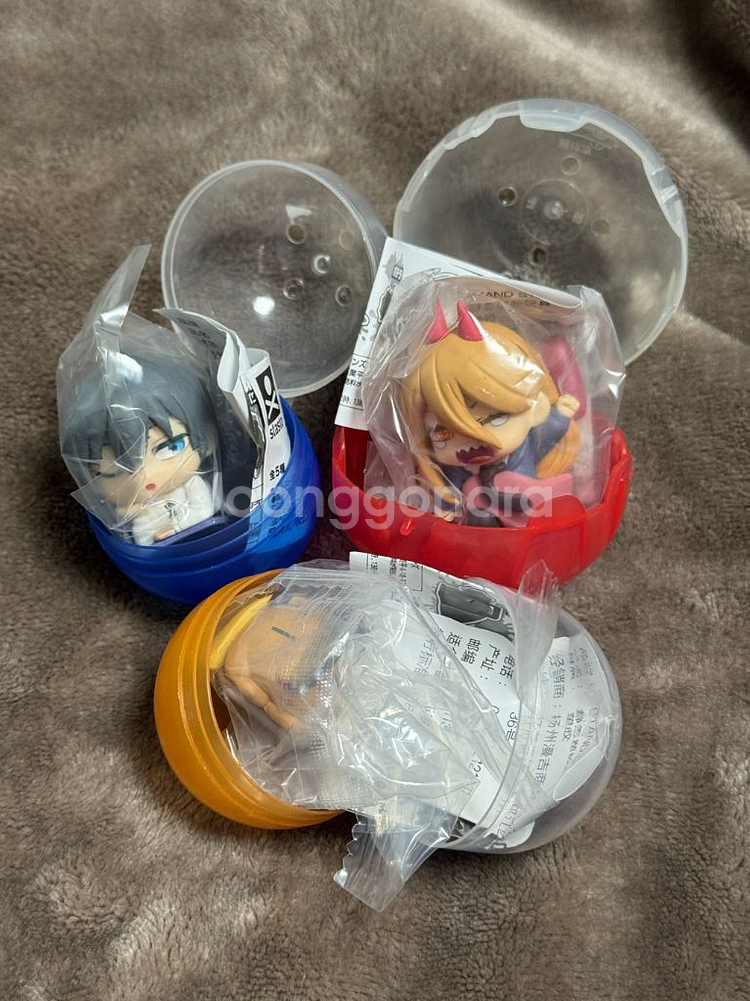 일괄 체인소맨 오네무탄 가챠 아키 파워 포치타 미개봉--0