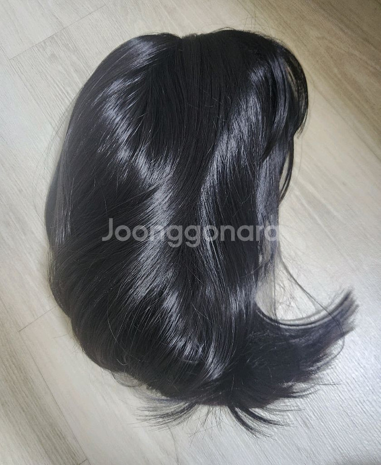 통가발 내추럴 블랙(거의 새것)--5