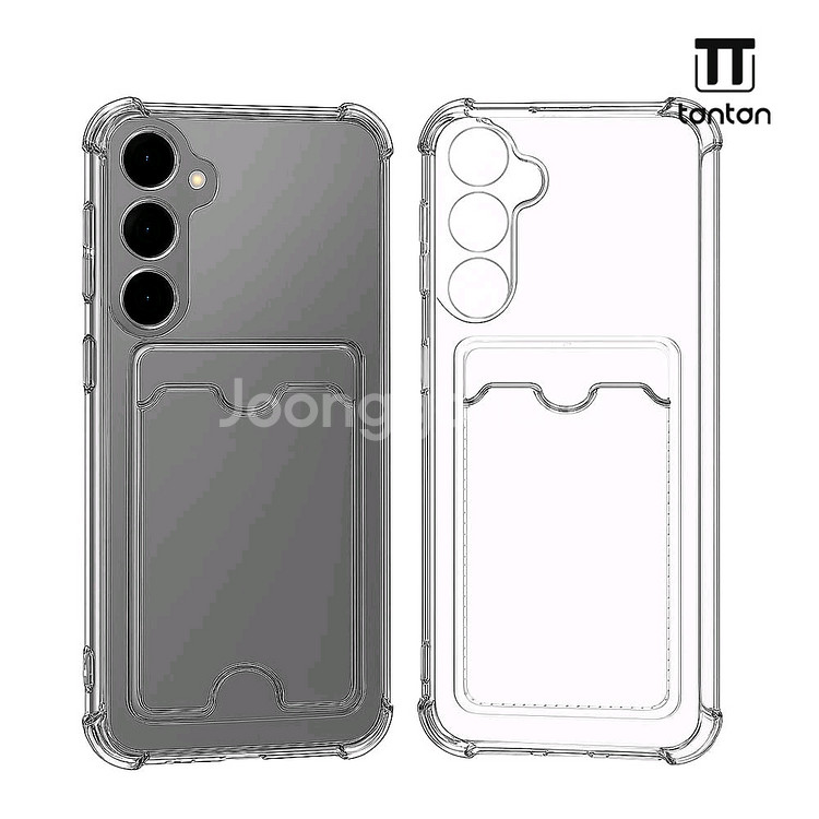 갤럭시s22 탄탄 젤리 투명 카드 케이스--1