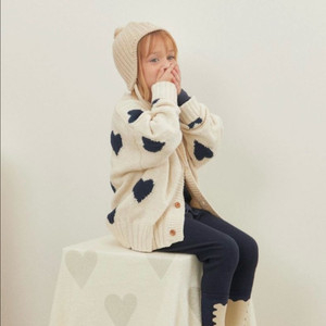 리미떼두두 하트 니트 가디건