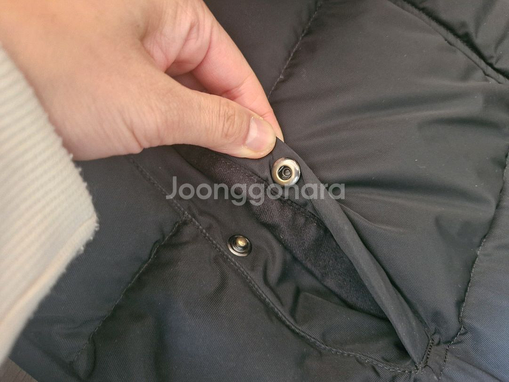 띠어리 여성 패딩 롱코트--2