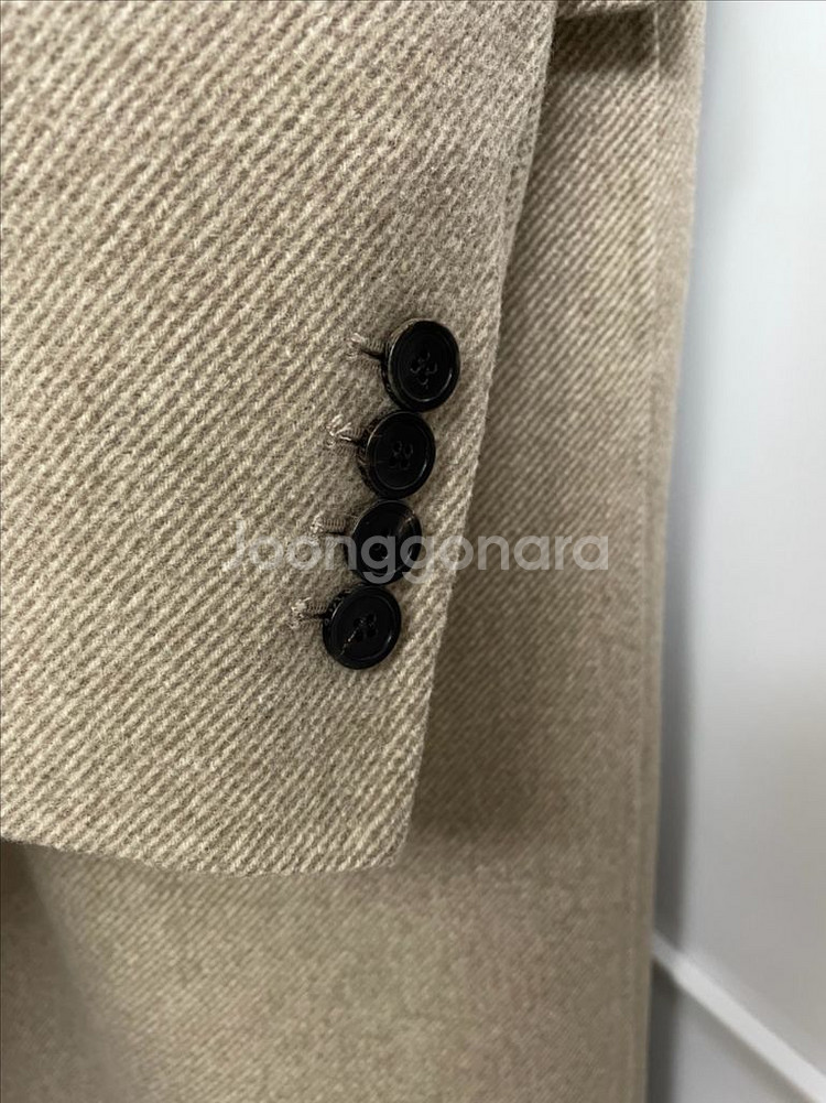 솔리드옴므 21fw 트윌 베이지 코트 48사이즈--3