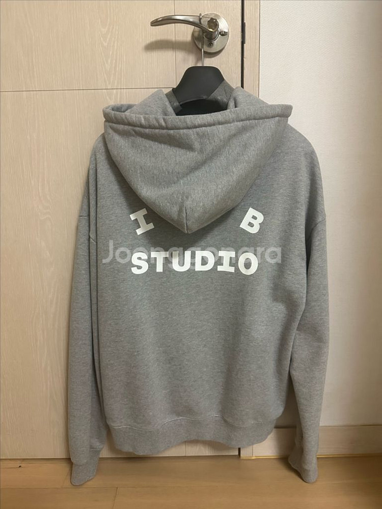 아이앱 스튜디오 후드 집업 그레이 L--1