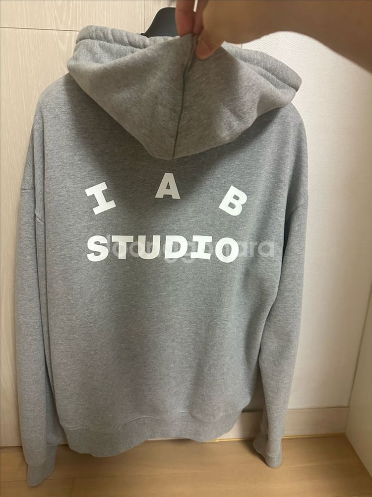 아이앱 스튜디오 후드 집업 그레이 L--2