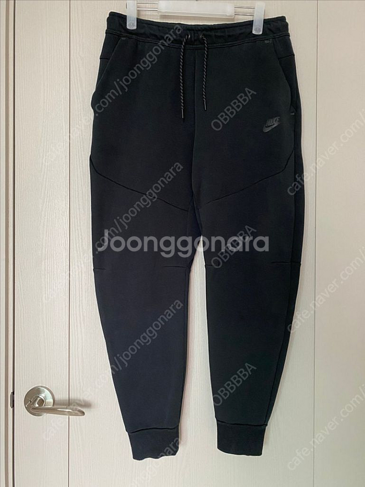 나이키 테크팩 테크플리스 조거 블랙 그레이 L--2