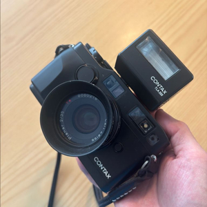 콘탁스 G2 블랙 + 렌즈 + 플래시 세트