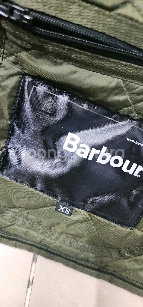 바버 barbour 퀼팅자켓 95--7