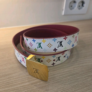 모노그램 멀티컬러 벨트