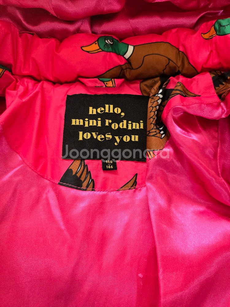 여아 미니로디니 패딩점퍼 140--5