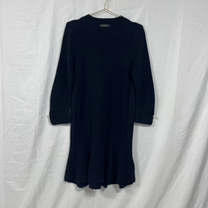 [한섬] 마인 캐시미어 100 니트 플레어 원피스