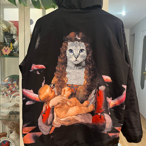 RIPNDIP 립앤딥 코치 자켓 고양이 M