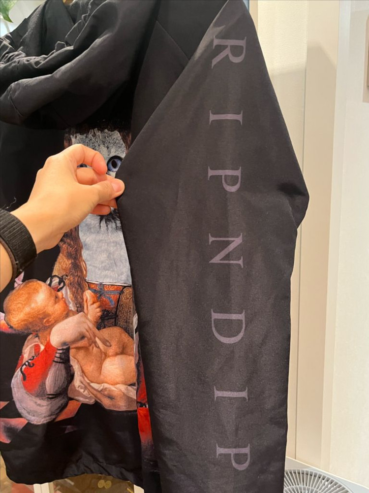 RIPNDIP 립앤딥 코치 자켓 고양이 M 이미지