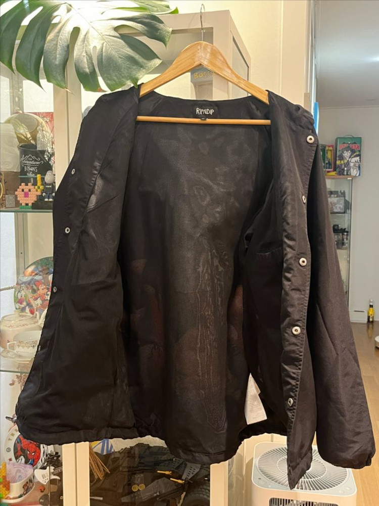 RIPNDIP 립앤딥 코치 자켓 고양이 M 이미지