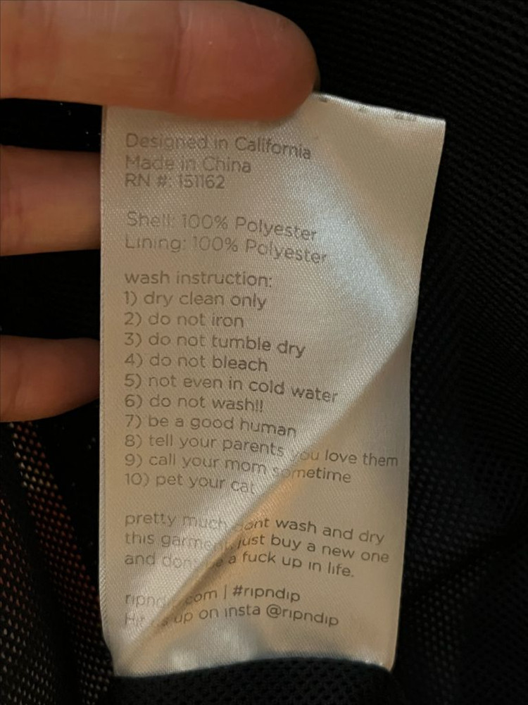 RIPNDIP 립앤딥 코치 자켓 고양이 M 이미지