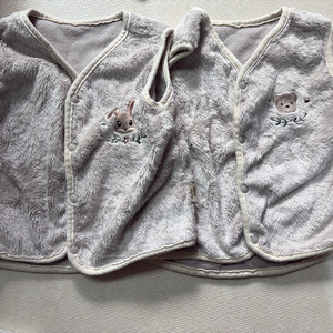 쿵스쿵스 극세사 수면조끼 S