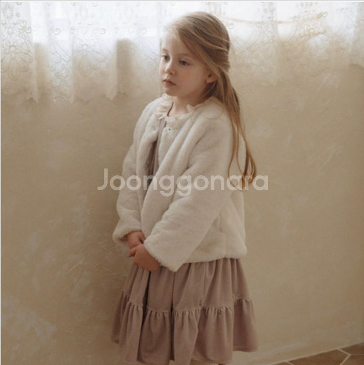 슈슈앤크라 퍼점퍼8y 원피스 리미떼두두 가디건 원피스l--1