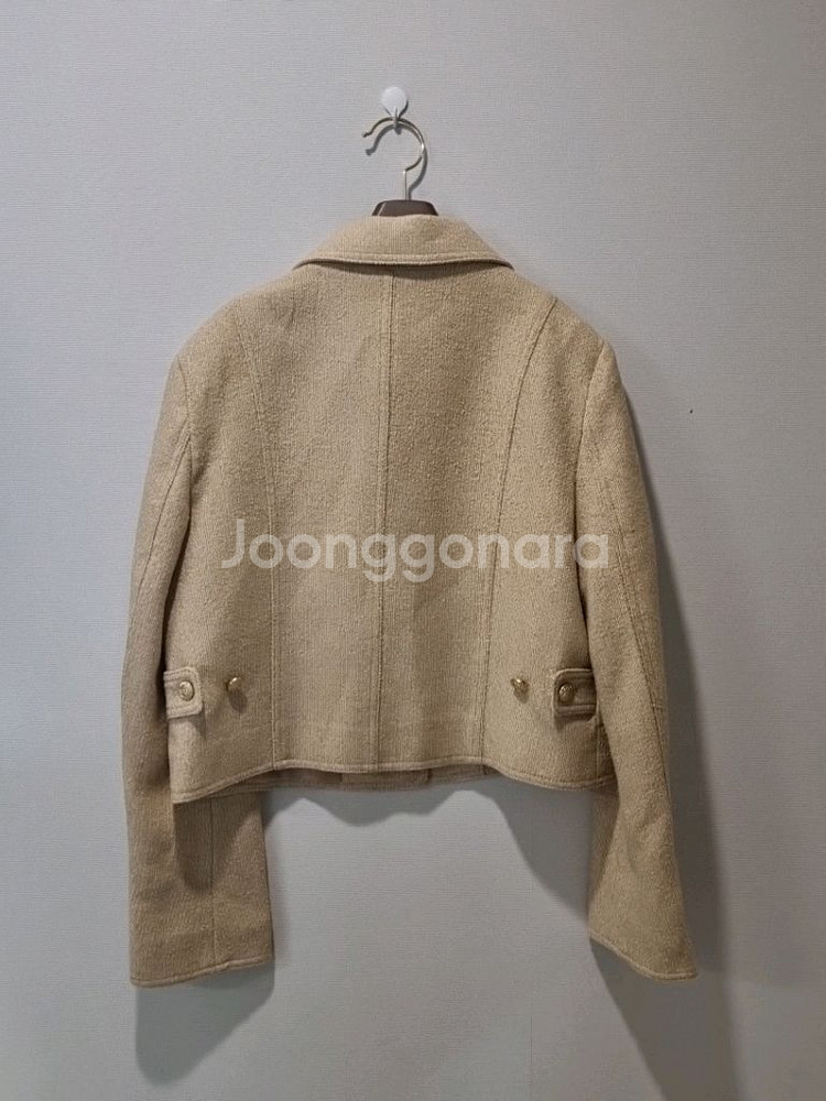Lookast 룩캐스트 베이지 트위드 자켓 S (가단48 / 총장50)--6
