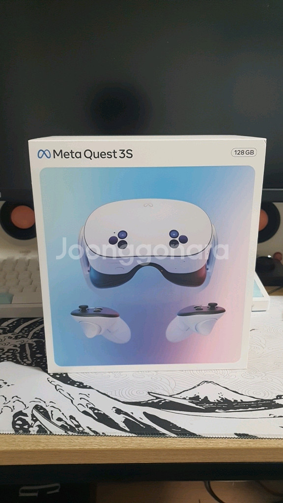 메타 퀘스트 3S VR 헤드셋 128GB 미개봉 새제품--0
