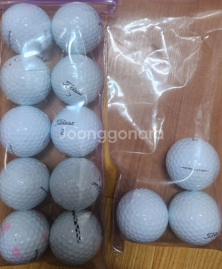 타이틀리스트 PROV1 A급 로스트볼 골프공 13알--1