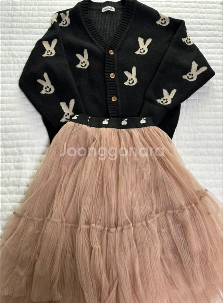 슈슈앤크라 퍼점퍼8y 원피스 리미떼두두 가디건 원피스l--7