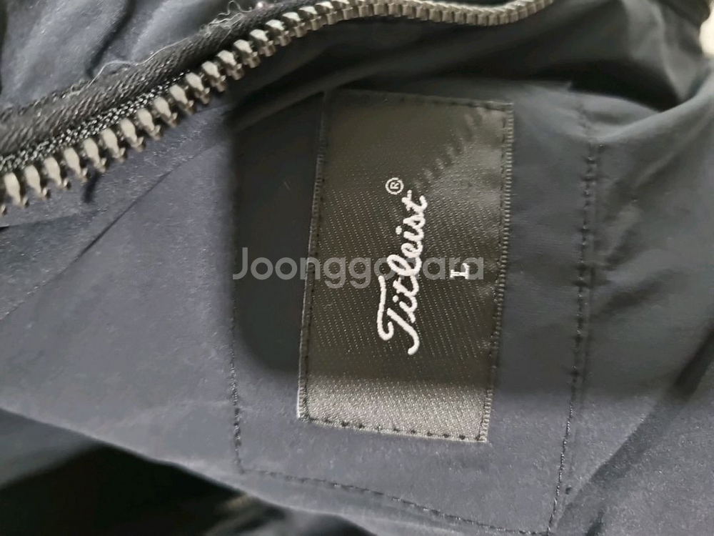 타이틀리스트 남성 골프 패딩 조끼 네이비/레드--4