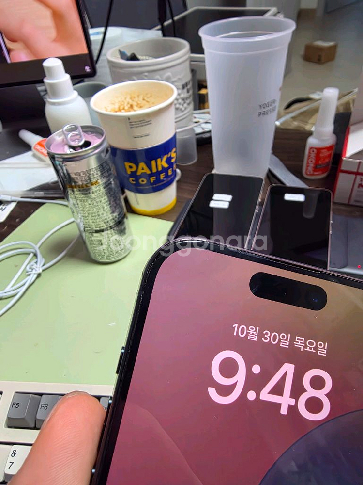 (7001)아이폰 15 프로 256GB--4