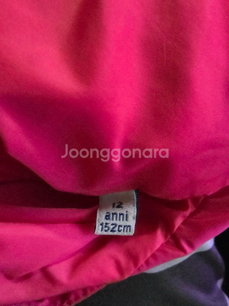 몽클레어 키즈 핑크 바람막이 12y(성인마른44가능)정품인증--5