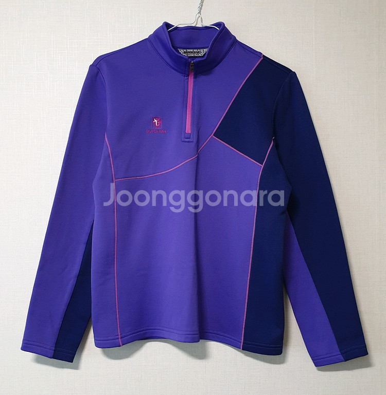 블랙야크 기모 반집업 긴팔티 95사이즈--0