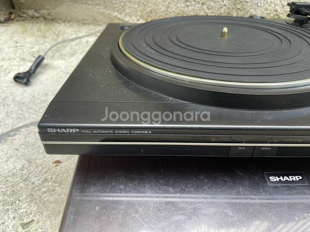 금성,샤프 턴테이블 고장품--6