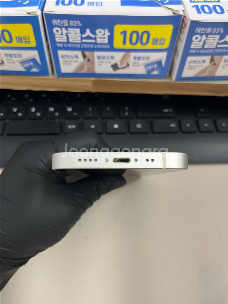 아이폰12미니 256G 화이트 S급!--3