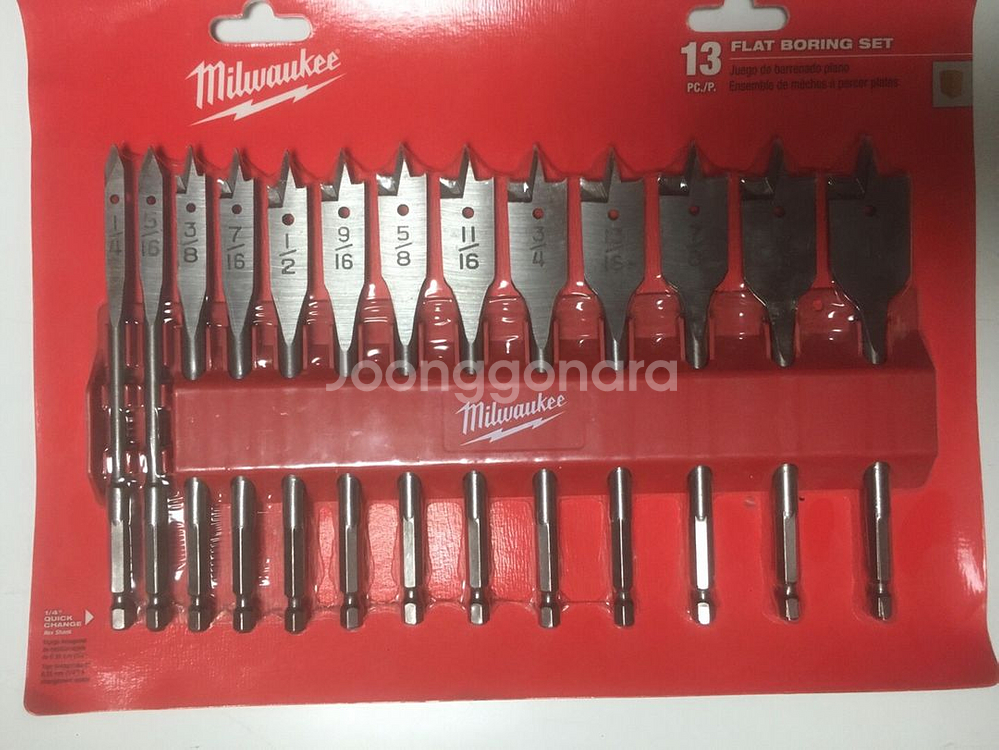 밀워키 플랫 보링 기리세트 밀워키 임팩기리 밀워키 목재기리--0