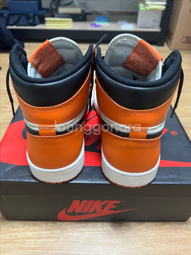 나이키 에어조던1 하이 쉐터드 백보드 265--1